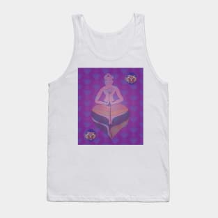 Lotus Lady with Wolf Tank Top